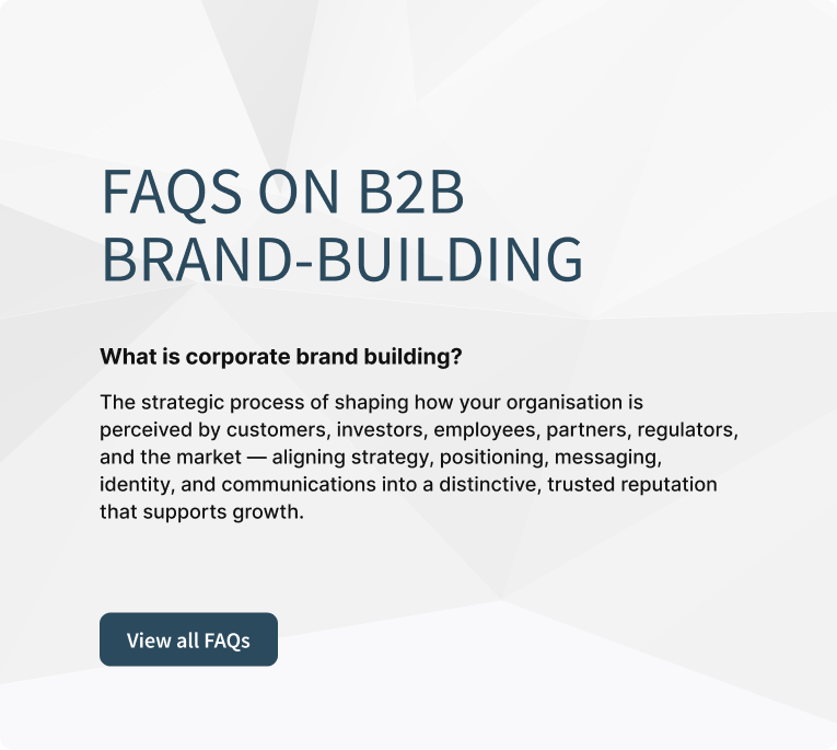 FAQs on B2B Brand-Building